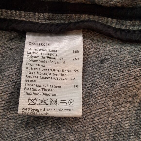 Gerard Darel Paris Grey Wool Blazer Jacket Single Button Closer Sz 44 Eu 12 US C - Picture 8 of 8